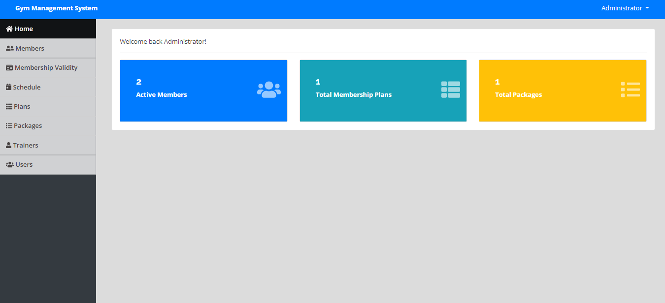 Gym Management System